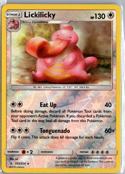 Lickilicky - Unbroken Bonds #153/214