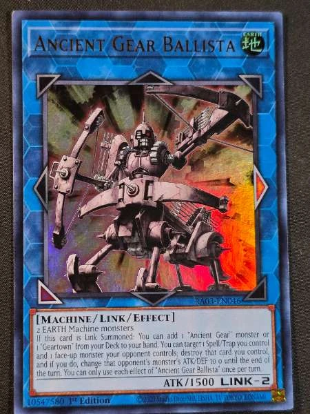 Ancient Gear Ballista - Quarter Century Bonanza #RA03-EN046