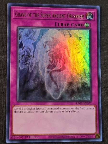 Grave of the Super Ancient Organism - Rarity Collection 25th Anniversary Edition #RA03-EN077