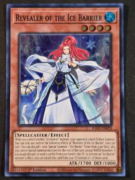 Revealer of the Ice Barrier - Rarity Collection 25th Anniversary Edition #RA03-EN028
