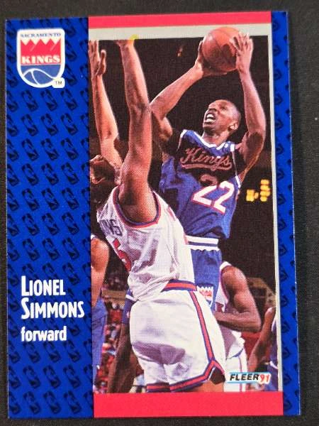 Lionel Simmons - 1991-92 Fleer #179