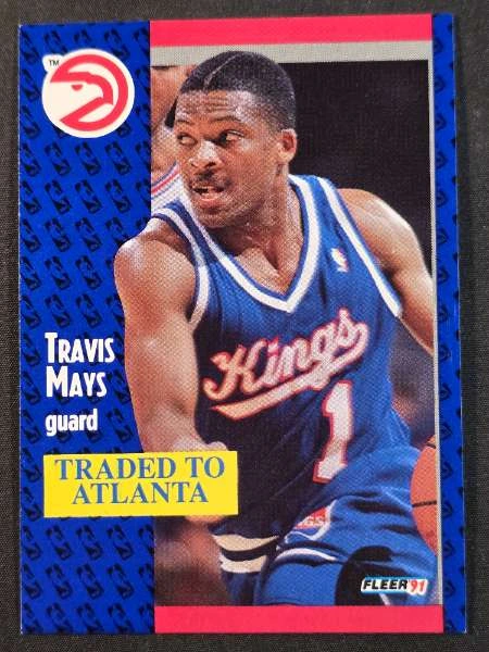 Travis Mays - 1991-92 Fleer #177