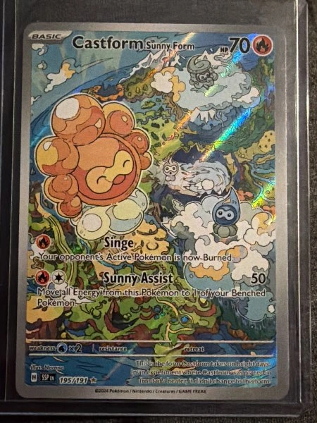 Castform Sunny Form - Surging Sparks #195/191