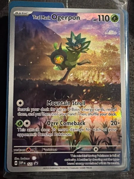 Teal Mask Ogerpon - Scarlet & Violet Black Star Promos #123