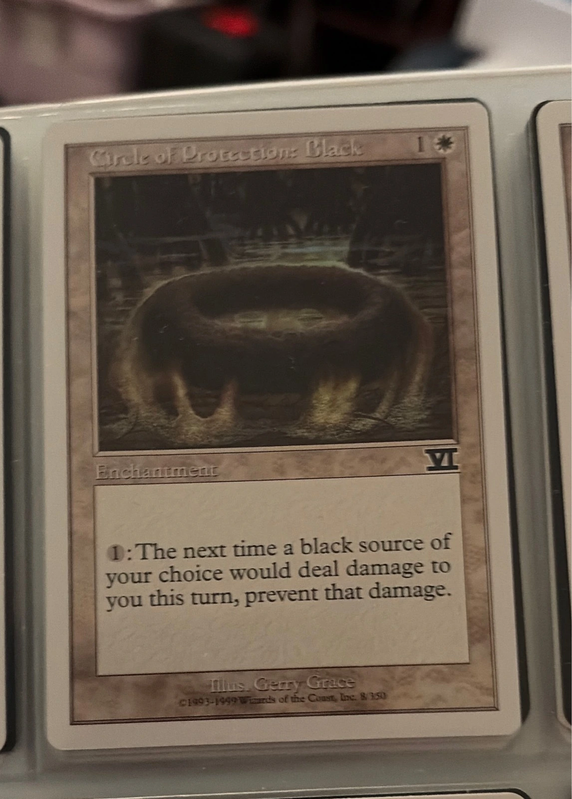 Circle of Protection: Black - Classic Sixth Edition #8/350