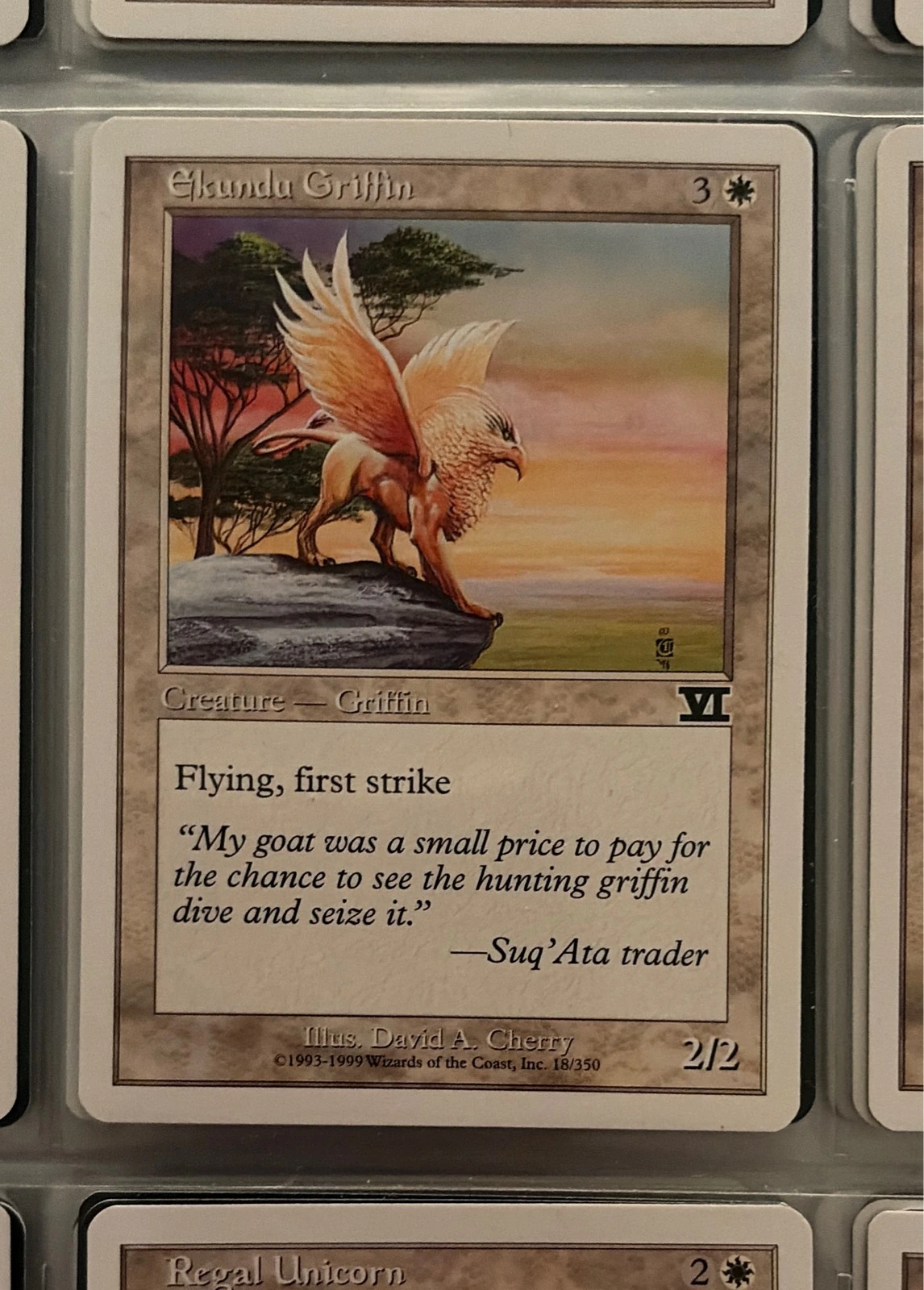 Ekundu Griffin - Classic Sixth Edition #18/350