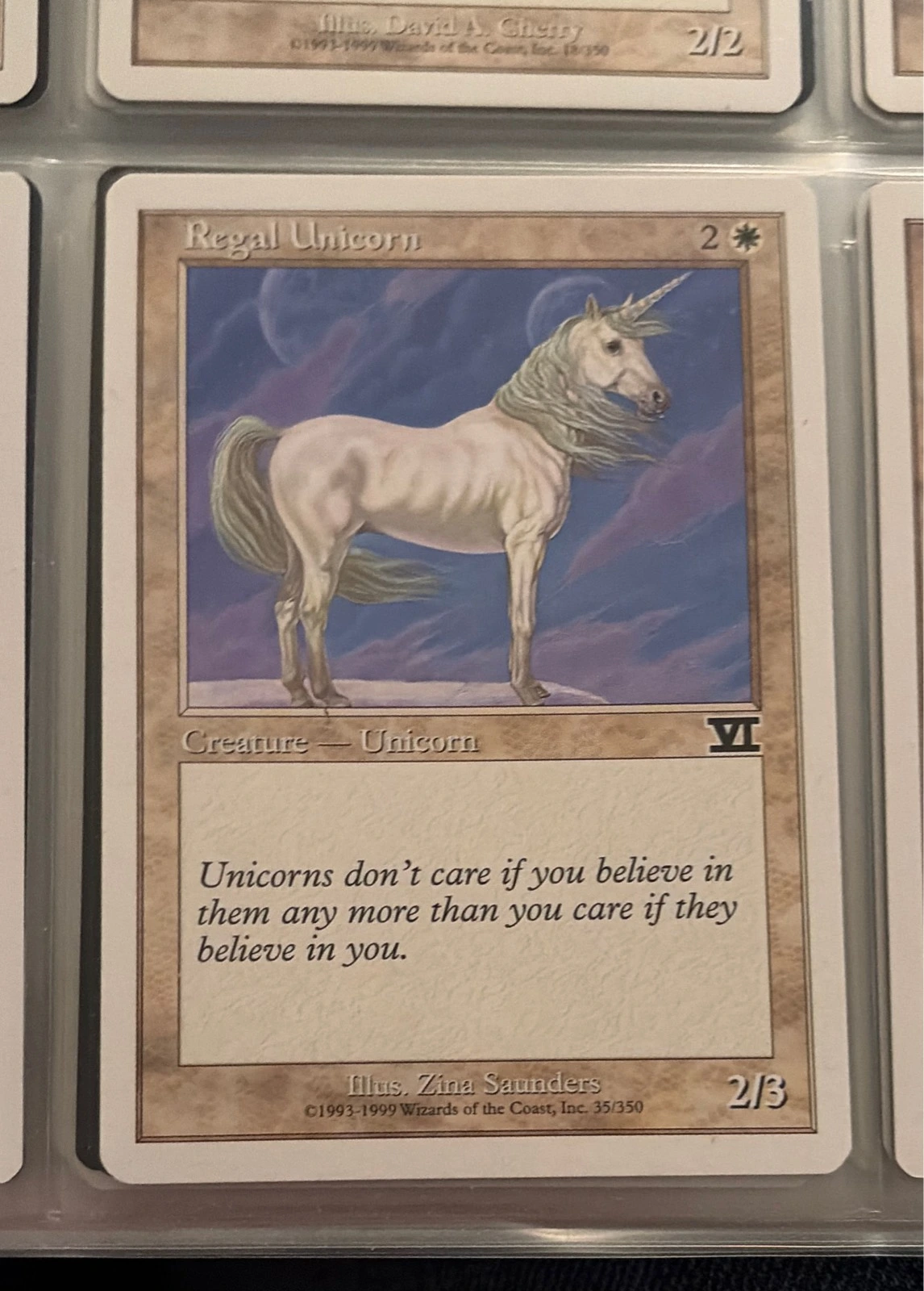 Regal Unicorn - Classic Sixth Edition #35/350