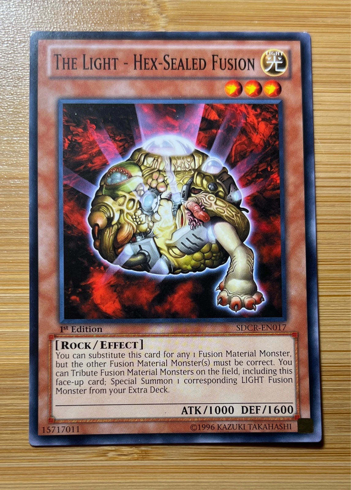 The Light - Hex-Sealed Fusion #SDCR-EN017