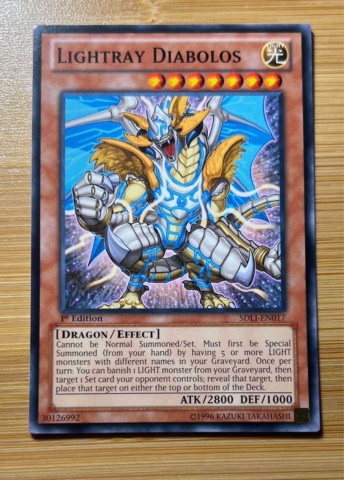 Lightray Diabolos - Structure Deck: Lightsworn Judgment #SDLI-EN017