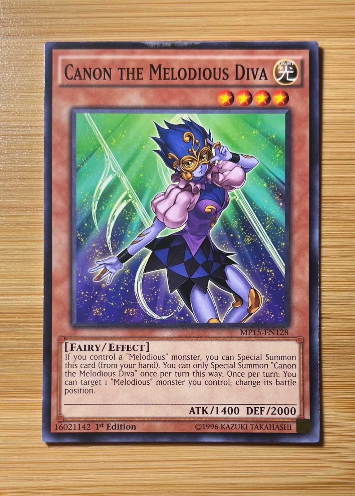 Canon the Melodious Diva - 2015 Mega-Tin Mega Pack #MP15-EN128