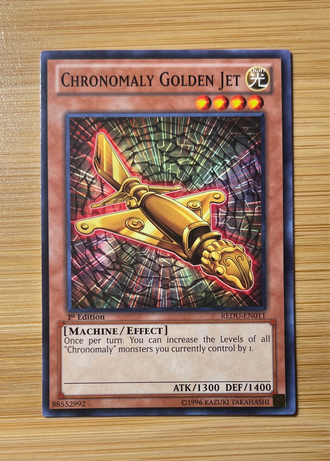 Chronomaly Golden Jet - Return of the Duelist #REDU-EN011