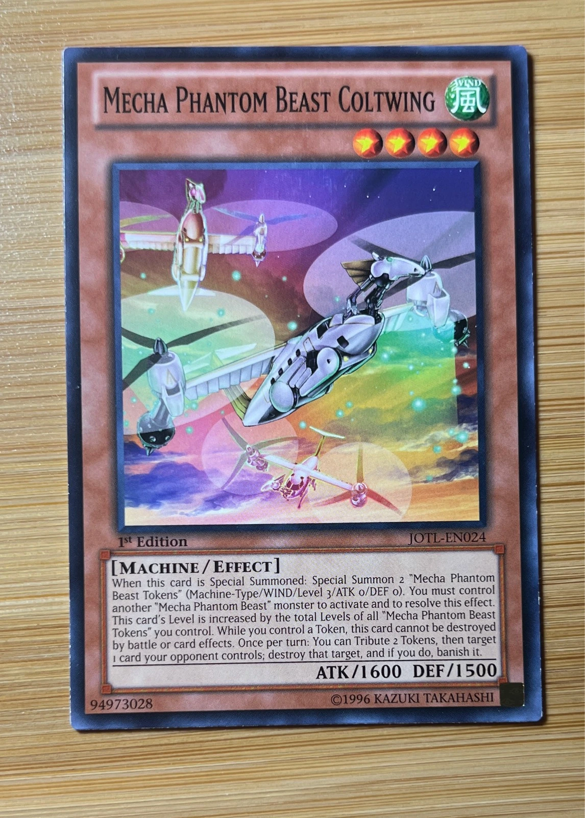 Mecha Phantom Beast Coltwing - Judgment of the Light #JOTL-EN024