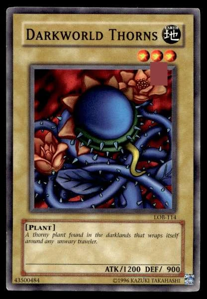 Darkworld Thorns - Legend of Blue Eyes White Dragon #LOB-114