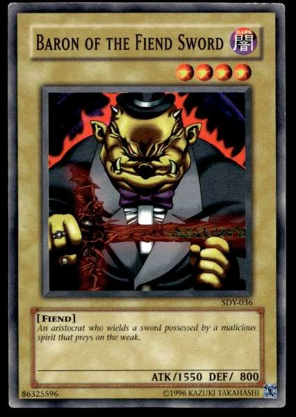 Baron of the Fiend Sword - Starter Deck: Yugi #SDY-036