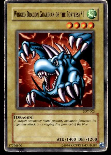 Winged Dragon, Guardian of the Fortress #1 - Starter Deck: Yugi #SDY-003