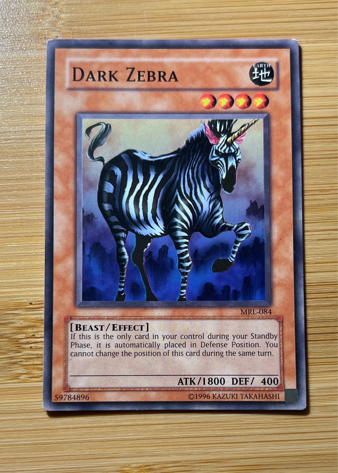 Dark Zebra - Magic Ruler #MRL-084