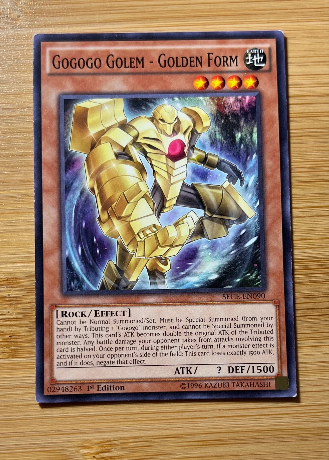 Gogogo Golem - Golden Form #SECE-EN090