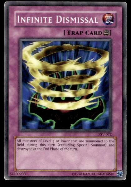 Infinite Dismissal - Pharaoh's Servant #PSV-072
