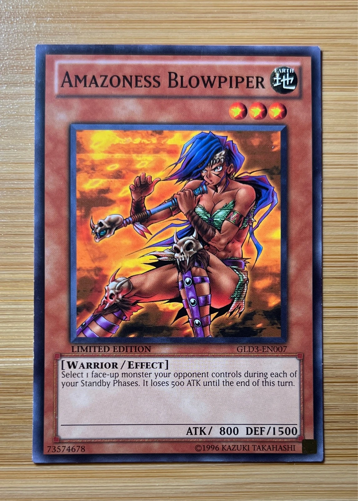 Amazoness Blowpiper - Gold Series 3: Exclusive Pack #GLD3-EN007