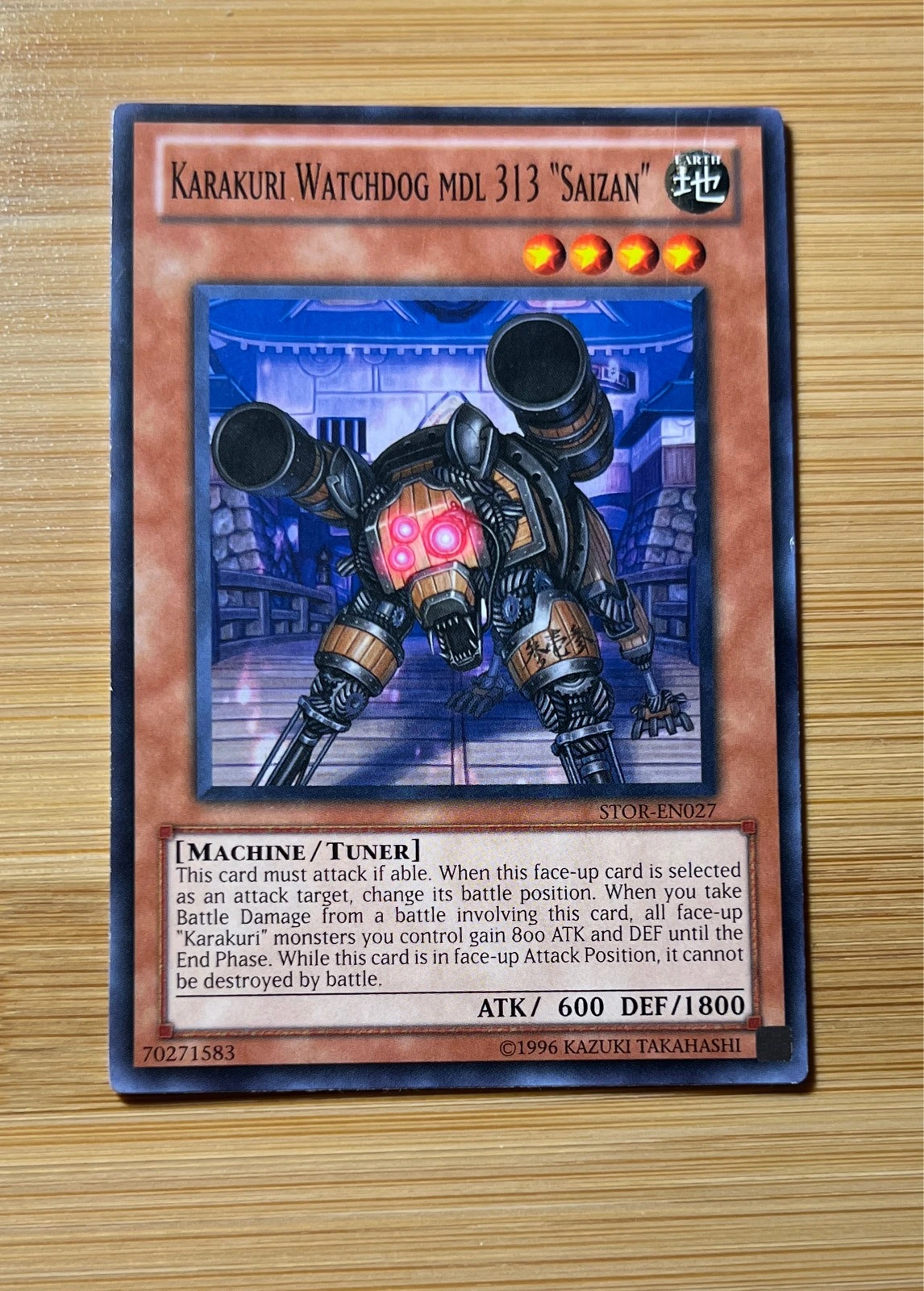 Karakuri Watchdog mdl 313 "Saizan" - Storm of Ragnarok #STOR-EN027
