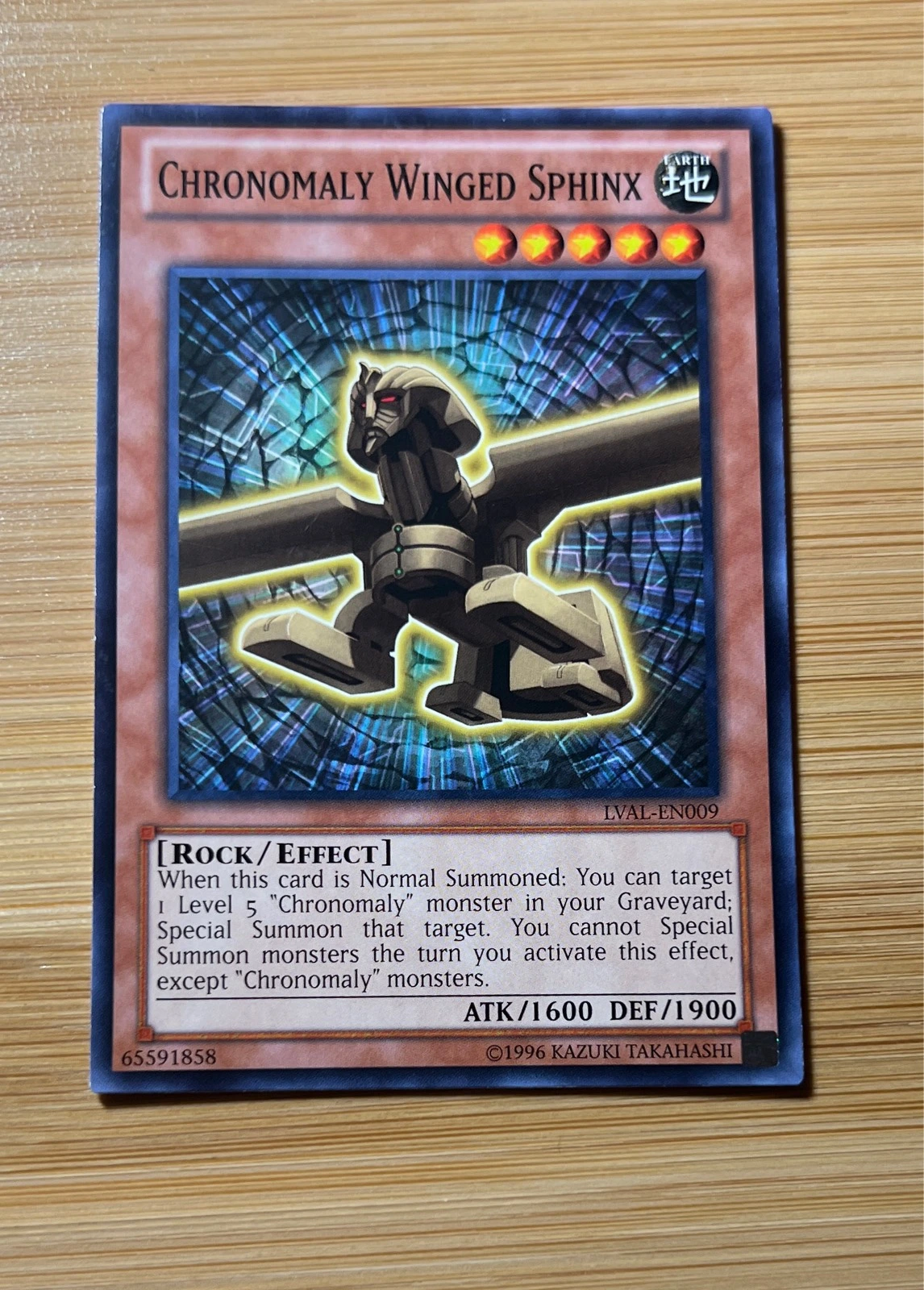 Chronomaly Winged Sphinx - Legacy of the Valiant #LVAL-EN009