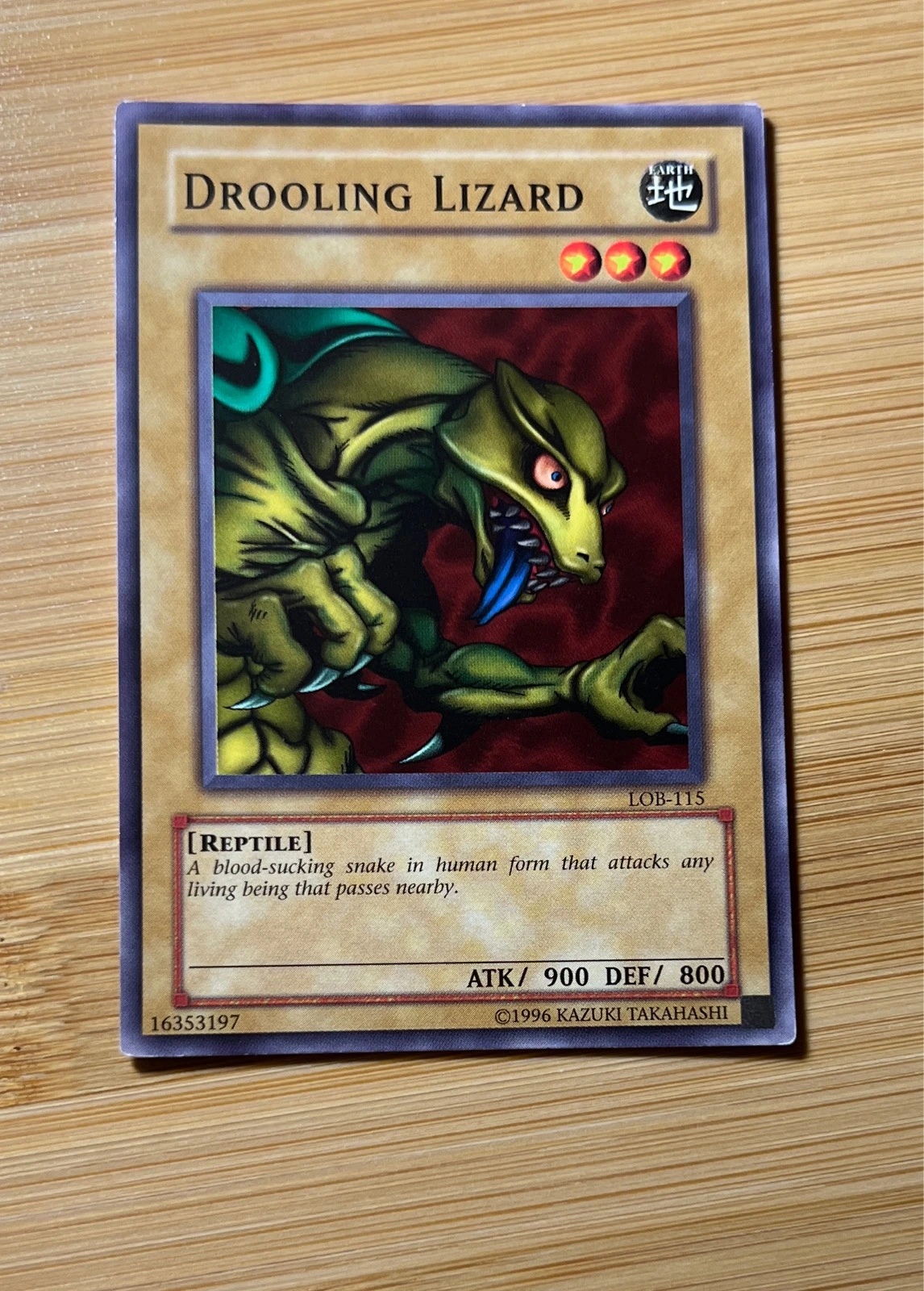 Drooling Lizard - Legend of Blue Eyes White Dragon #LOB-115