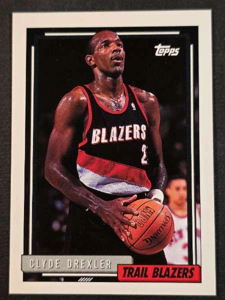 Clyde Drexler - 1992-93 Topps / 1993-94 Stadium Club #354