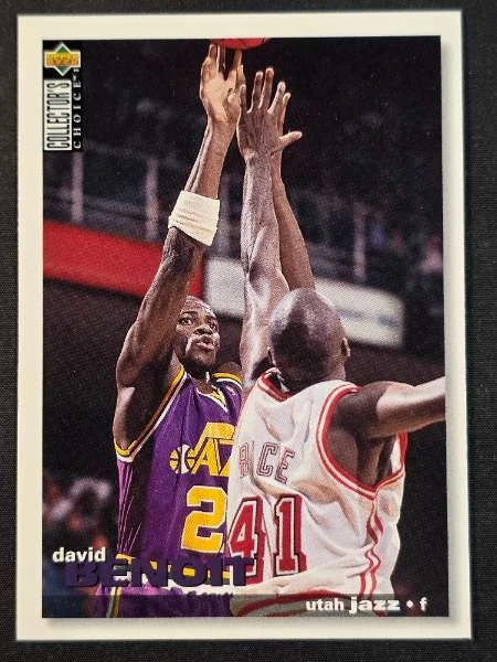David Benoit - 1995-96 NBA Hoops / 1995 Collector's Choice International #158