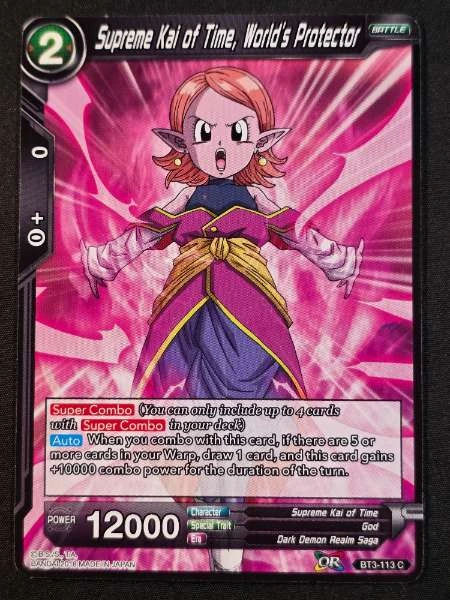 Supreme Kai of Time, World's Protector - Cross Worlds #BT3-113