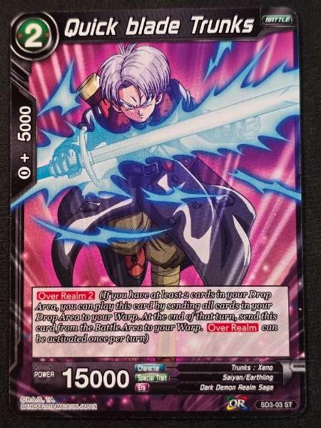 Quick blade Trunks - Cross Worlds #SD3-03 ST