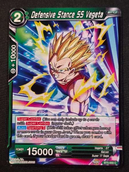 Defensive Stance SS Vegeta - Miraculous Revival #BT5-059