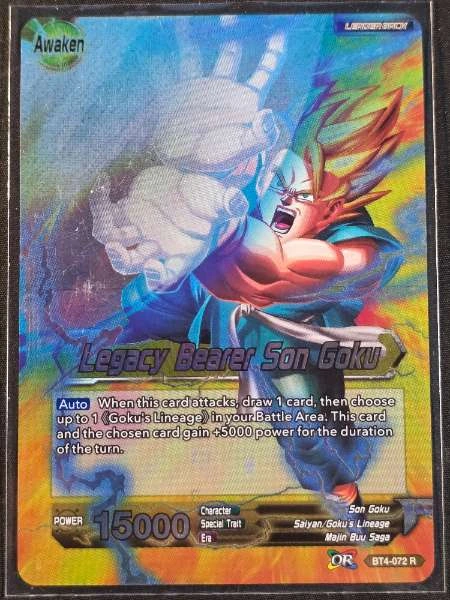 Legacy Bearer Son Goku - Colossal Warfare #BT4-072