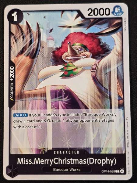 Miss.MerryChristmas(Drophy) - The Azure Sea's Seven #OP14-088