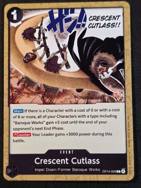 Crescent Cutlass - The Azure Sea's Seven #OP14-098