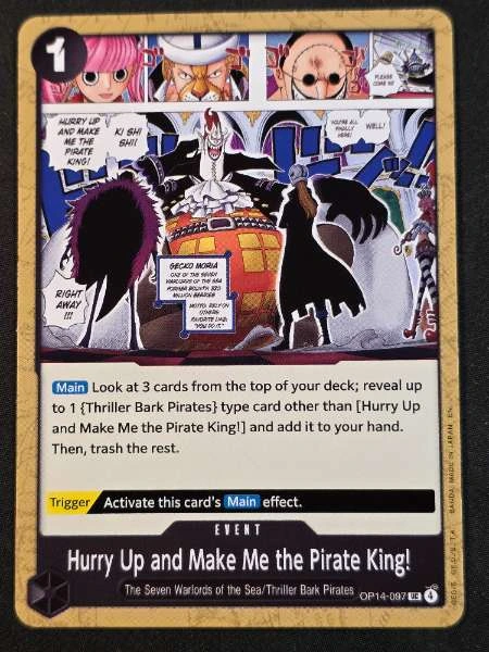 Hurry Up and Make Me the Pirate King! - The Azure Sea's Seven #OP14-097