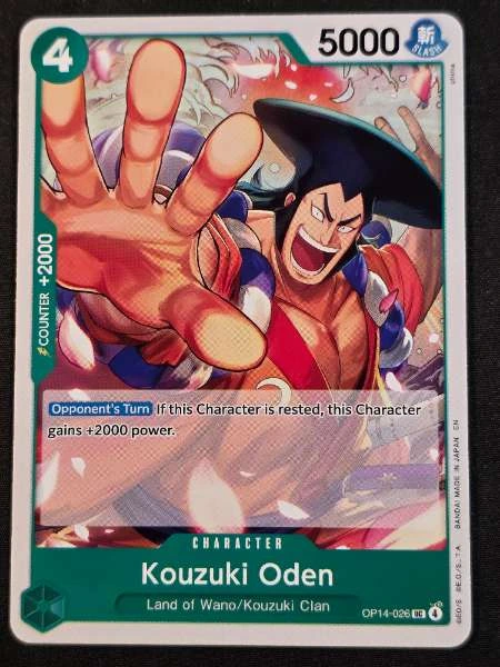 Kouzuki Oden - The Azure Sea's Seven #OP14-026