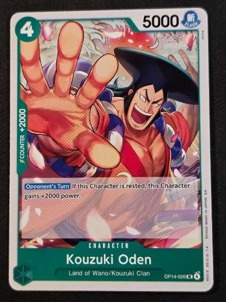 Kouzuki Oden - The Azure Sea's Seven #OP14-026