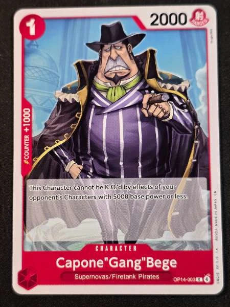 Capone "Gang" Bege - The Azure Sea's Seven #OP14-003