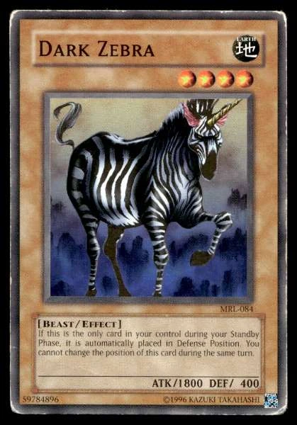 Dark Zebra - Magic Ruler #MRL-084