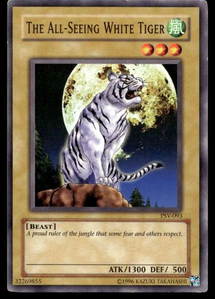 The All-Seeing White Tiger - Pharaoh's Servant #PSV-093