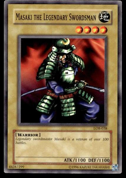 Masaki the Legendary Swordsman - Legend of Blue Eyes White Dragon #LOB-038