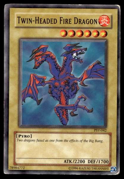 Twin-Headed Fire Dragon - Pharaoh's Servant #PSV-042