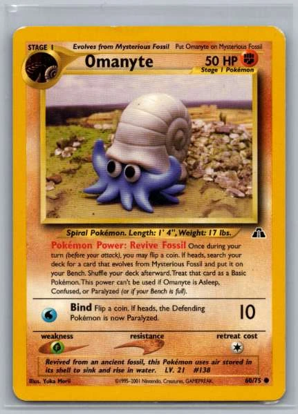 Omanyte - Neo Discovery #60/75