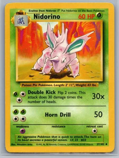 Nidorino - Base Set #37/102