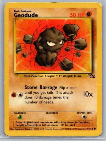 Geodude - Fossil #47/62