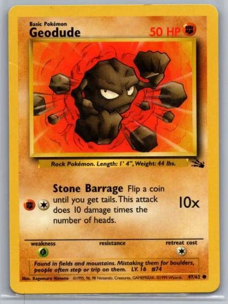 Geodude - Fossil #47/62