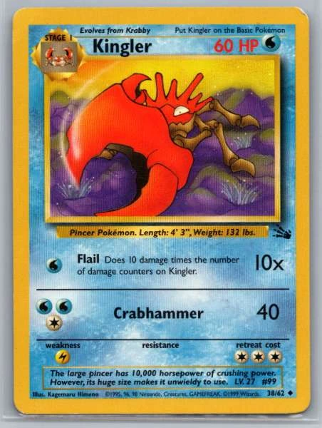 Kingler - Fossil #38/62
