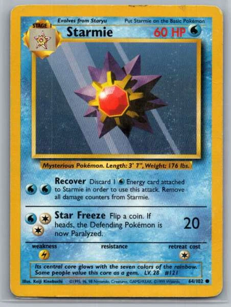 Starmie - Base Set #64/102