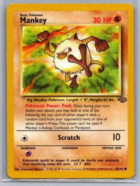 Mankey - Jungle #55/64