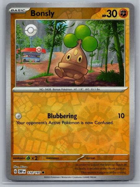 Bonsly - Obsidian Flames #110/197